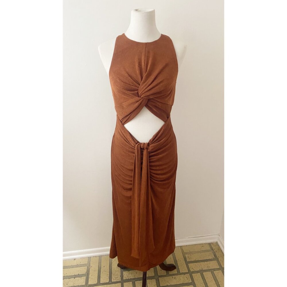 NWT Misha Thalia Dress Terracotta Cocktail